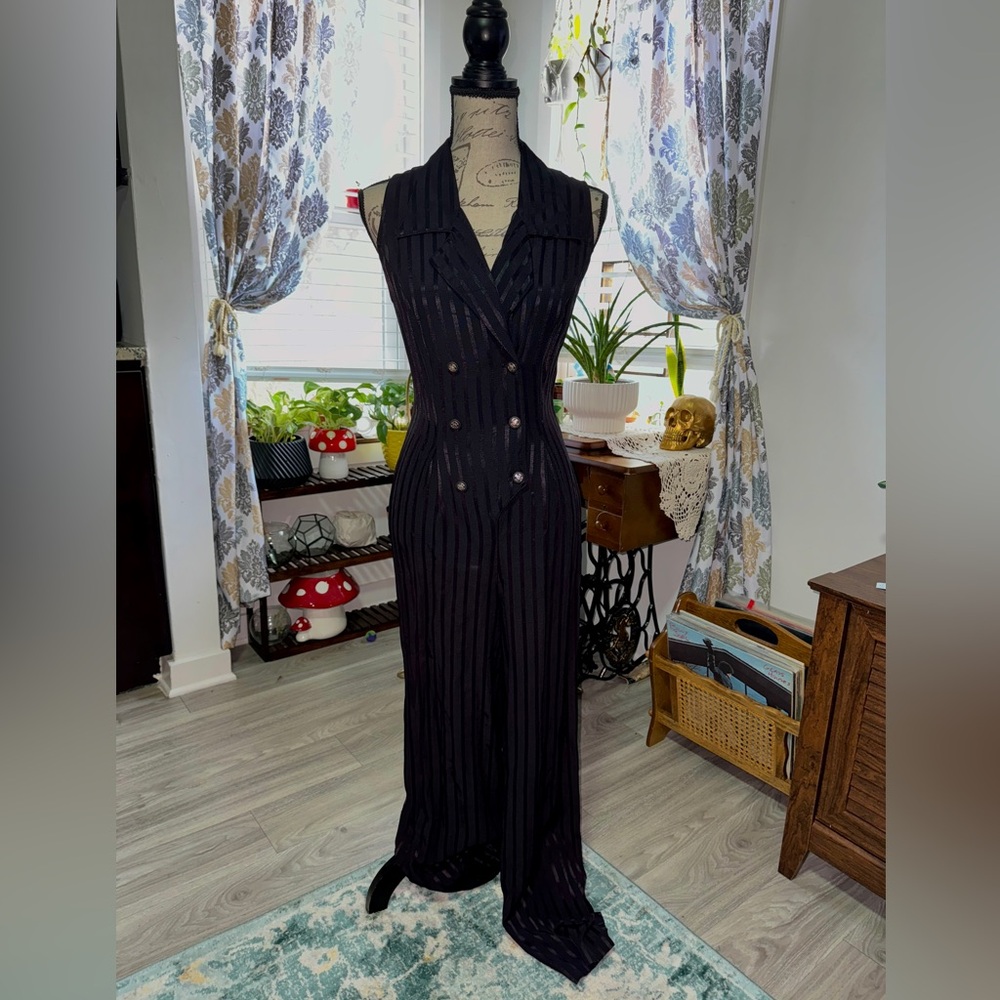 VINTAGE Benson and Smith blazer/tux style jumpsuit